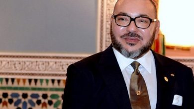 صورة برقية تعزية ومواساة من جلالة الملك إلى أفراد أسرة المرحوم الصحافي الكبير خالد الجامعي