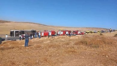 صورة انقلاب حافلة بين خريبكة والفقيه بن صالح يودي بحياة 20 شخصا