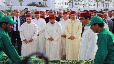 صورة تشييع جثمان الراحل خالد الناصري.. بحضور صاحب السمو الملكي الأمير مولاي رشيد