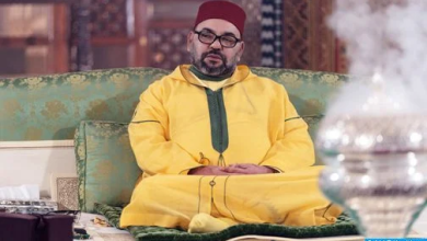 صورة أمير المؤمنين يترأس بمسجد حسان بالرباط حفلا دينيا إحياء لليلة المولد النبوي الشريف