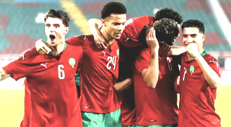 صورة المغرب.. تهزم العراق بثلاثية وتتأهل الى ربع نهائي