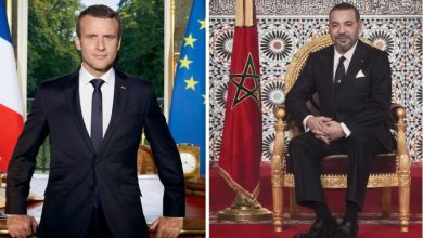 صورة الرئيس الفرنسي يحل بالمغرب في زيارة دولة للمملكة بدعوة من جلالة الملك