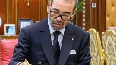 صورة برقية تعزية ومواساة ..من جلالة الملك إلى أفراد أسرة اللاعب الدولي السابق المرحوم أحمد فرس