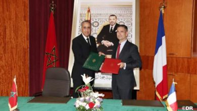 صورة التوقيع على مخطط عمل مشترك بين مصالح الأمن الوطني بالمغرب والمديرية العامة للشرطة الوطنية بالجمهورية الفرنسية
