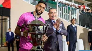صورة صاحب السمو الملكي الأمير مولاي رشيد يترأس بفاس المباراة النهائية لنيل كأس العرش لكرة القدم (2023-2024)