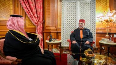 صورة جلالة الملك ..يستقبل بالدار البيضاء مبعوثا من خادم الحرمين الشريفين ومن ولي عهد المملكة العربية السعودية حاملا رسالة شفوية لجلالته