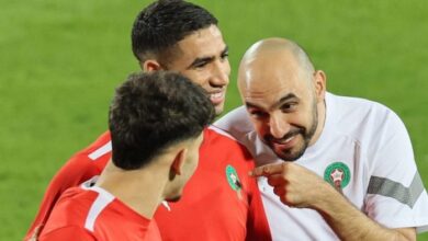 صورة الركراكي ..عودة حكيمي تمنح المنتخب دفعة قوية أمام زامبيا