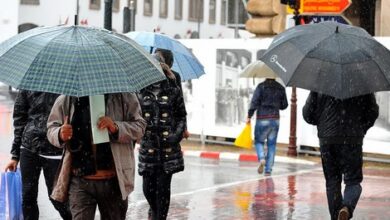 صورة نشرة إنذارية ..تساقطات مطرية قوية رعدية مع احتمالية تساقط البرد ورياح عاصفية محليا قوية 