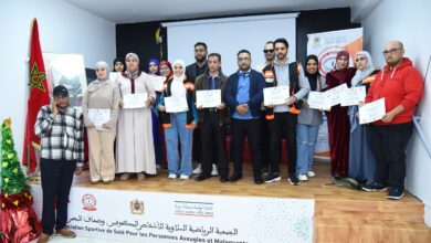 صورة الجمعية الرياضية لسلا ..تُنظم حفلاً متميزاً إحياءً لليوم الوطني للأشخاص في وضعية إعاقة