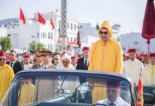 صورة عيد العرش .. أمير المؤمنين جلالة الملك يترأس حفل الولاء بالقصر الملكي بتطوان