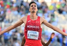 صورة البقالي يحل ثانياً في نهائي 3000 متر موانع بالدوري الماسي في بروكسل