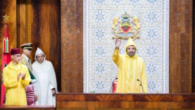 صورة جلالة الملك يوجه خطابا ساميا بمناسبة افتتاح الدورة الأولى من السنة التشريعية الأولى من الولاية التشريعية الثانية عشرة